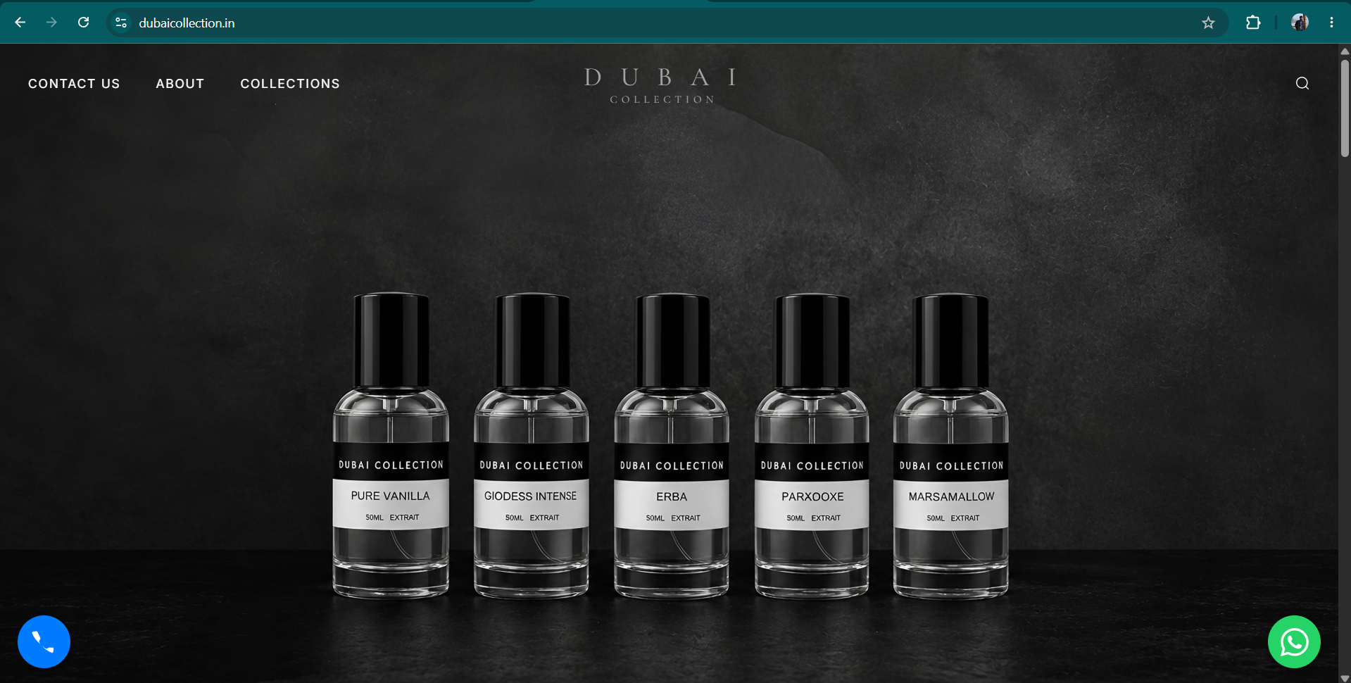 Dubai Collection — Premium Fragrance E-Commerce Platform screenshot